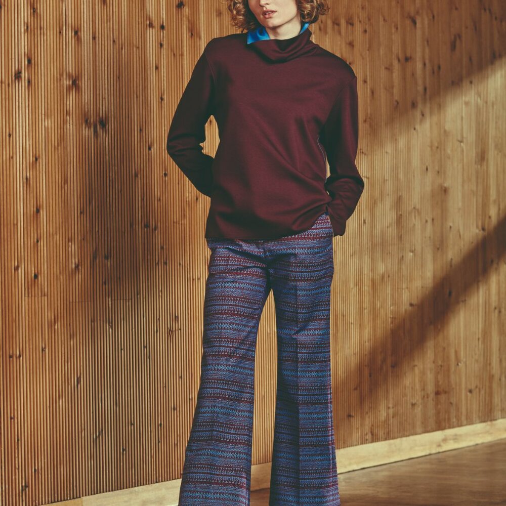 EUC- Marimekko cropped pants Size 36/6 Oiva Toikka design
